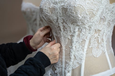 Vestido de novia Manga Larga Romántica