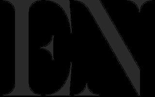 IBN logo in dark gray and black monochrome design